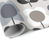 抽象芸術フローラのシームレスなパターン。北欧スタイル。ビ ラッピングペーパー (ロールコーナー)