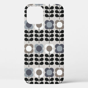 抽象芸術フローラのシームレスなパターン。北欧スタイル。ビ iPhone 12ケース