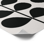 抽象芸術フローラのシームレスなパターン。北欧スタイル。六 ポスター (角)