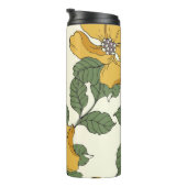 抽象芸術フローラの優雅さ、シームレスな背景 タンブラー (回転右)