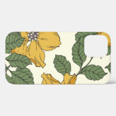 抽象芸術フローラの優雅さ、シームレスな背景 Case-Mate iPhoneケース (裏面 (横))