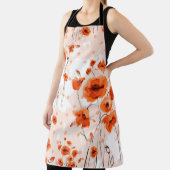 抽象芸術フローラの継ぎ目絵を描ないパターン  エプロン (インサイチュ)