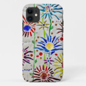 抽象芸術フローラオッターボックスiPhoneケース Case-Mate iPhoneケース (裏面)