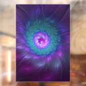 抽象芸術フローラカラフル美しいフラワー ウィンドウサイン (シート2)