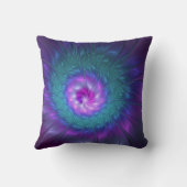 抽象芸術フローラカラフル美しいフラワー クッション (裏面)