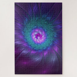 抽象芸術フローラカラフル美しいフラワー ジグソーパズル