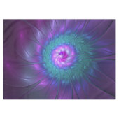 抽象芸術フローラカラフル美しいフラワー テーブルクロス (正面(横))