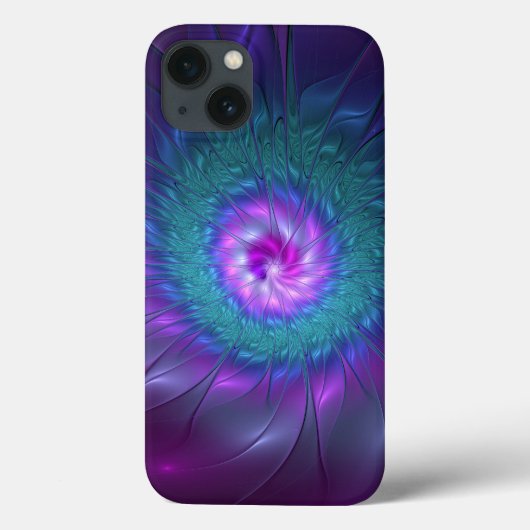 抽象芸術フローラカラフル美しいフラワー Case-Mate iPhoneケース (裏面)