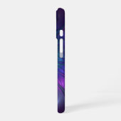 抽象芸術フローラカラフル美しいフラワー iPhone 16ケース (左側面)