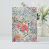 抽象芸術フローラカード サンキューカード (スタンド正面)