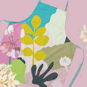 抽象芸術フローラガーデンカラーブロックフローリスト エプロン