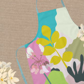 抽象芸術フローラガーデンカラーブロックフローリスト エプロン