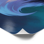 抽象芸術フローラキツネ芸術 ポスター (コーナー)