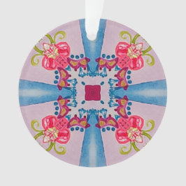 抽象芸術フローラクロスアクリルオーナメント オーナメント