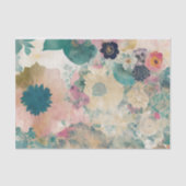 抽象芸術フローラコラージュティッシュペーパー 薄葉紙 (正面)