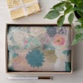 抽象芸術フローラコラージュティッシュペーパー 薄葉紙 (ギフト)