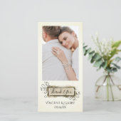 抽象芸術フローラサンキューフォトカード サンキューカード (スタンド正面)