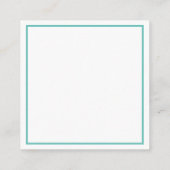 抽象芸術フローラシェイプのエンクロージャカード エンクロージャーカード (裏面)