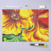 抽象芸術フローラシャビーシックデコパージュ 薄葉紙 (クラフト)