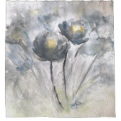 抽象芸術フローラシャワーカーテン シャワーカーテン (正面)