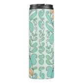 抽象芸術フローラシームレスパターン タンブラー (裏面)