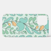 抽象芸術フローラシームレスパターン Case-Mate iPhoneケース (裏面 (横))