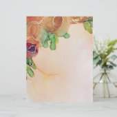 抽象芸術フローラスクラップブック紙 (スタンド正面)