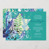 抽象芸術フローラスターインアクア 招待状 (正面/裏面)