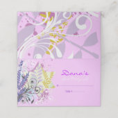 抽象芸術フローラスターバルミツワー座席エスコート プレイスカード (外部開封)