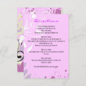 抽象芸術フローラスター方向カード エンクロージャーカード (正面/裏面)