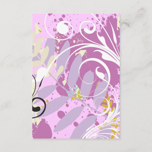 抽象芸術フローラスター方向カード エンクロージャーカード (裏面)