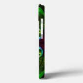抽象芸術フローラステンドグラス模様 Case-Mate iPhoneケース (裏面 / 左)
