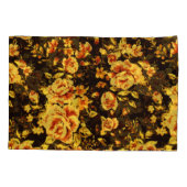 抽象芸術フローラスパークルガラス質感 枕カバー (裏面)