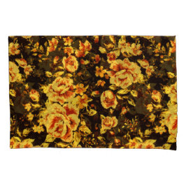 抽象芸術フローラスパークルガラス質感 枕カバー