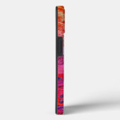 抽象芸術フローラスワーズパープルジェムストーンモノグラム Case-Mate iPhoneケース (裏面 / 右)