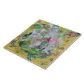 抽象芸術フローラセラミックタイル タイル (側面)