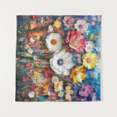 抽象芸術フローラタペストリー タペストリー (正面(横))