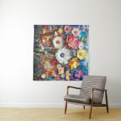 抽象芸術フローラタペストリー タペストリー (インサイチュ(横))
