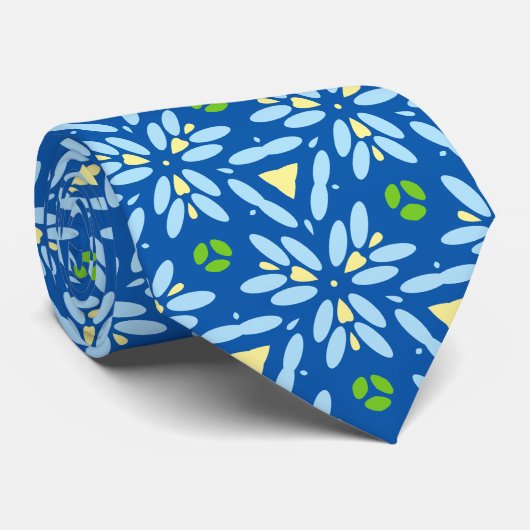 抽象芸術フローラデザイン ネクタイ (ロール)