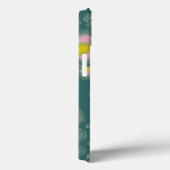 抽象芸術フローラデザイン(ピンク/ティール(緑がかった色)) Case-Mate iPhoneケース (裏面 / 右)