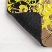 抽象芸術フローラデザイン マウスパッド (コーナー)