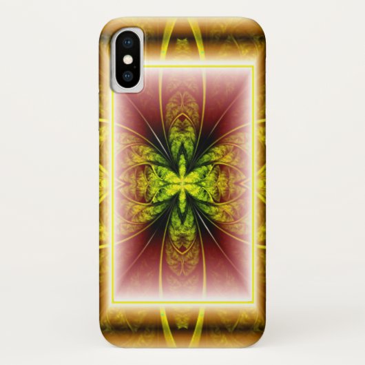 抽象芸術フローラデザイン Case-Mate iPhoneケース (裏面)