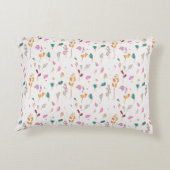 抽象芸術フローラトレース アクセントクッション (裏面)