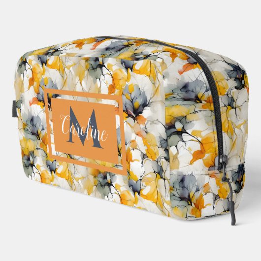 抽象芸術フローラニュートラル土音名モノグラム ドップキット (右コーナー)