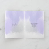 抽象芸術フローラハッピーバースデーグリーティングカード サンキューカード (内部)