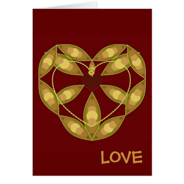 抽象芸術フローラハート (正面)