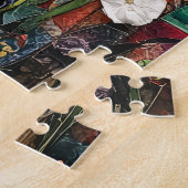 抽象芸術フローラパズル ジグソーパズル (側面)