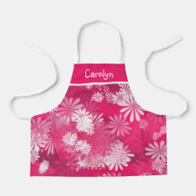 抽象芸術フローラピンクと白パーソナライズされた女