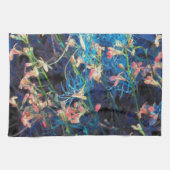 抽象芸術フローラファンタジー キッチンタオル (横)