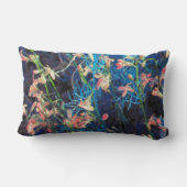 抽象芸術フローラファンタジー ランバークッション (裏面)